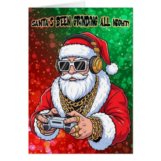 クリスマスグリーティングカード (正面)