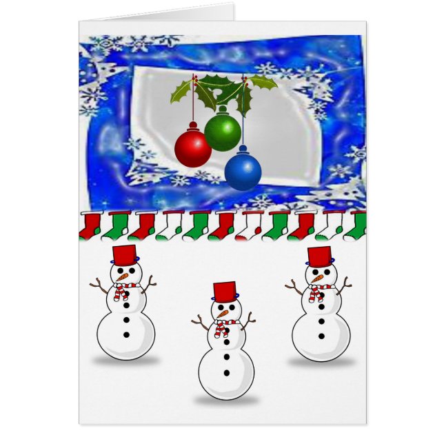 クリスマスグリーティングカード (正面)