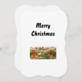 クリスマスグリーティングカード (正面/裏面)