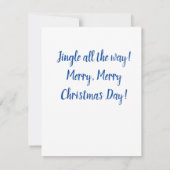 クリスマスグリーティングカード (裏面)