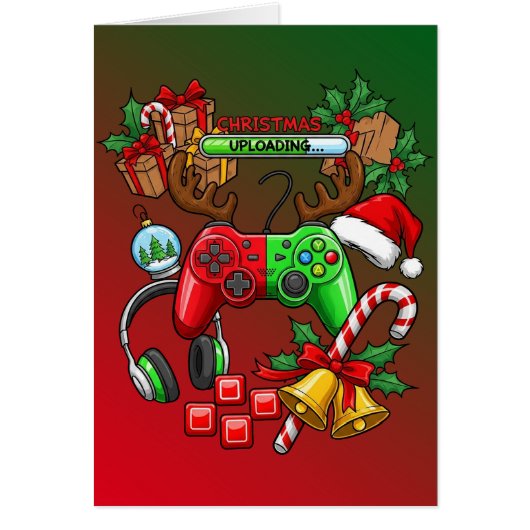 クリスマスグリーティングカード (正面)
