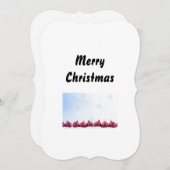 クリスマスグリーティングカード (正面/裏面)