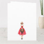 クリスマスグリーティングカード カード (裏面)