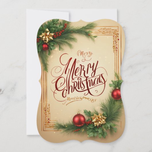 クリスマスグリーティングカード カード (正面)