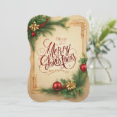 クリスマスグリーティングカード カード (スタンド正面)