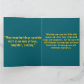 クリスマスグリーティングカード カード (内部)