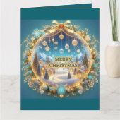 クリスマスグリーティングカード カード (正面)