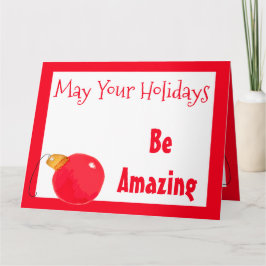 クリスマスグリーティングカード カード