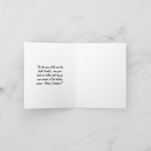 クリスマスグリーティングカード サンキューカード (内部)