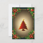 クリスマスグリーティングカード サンキューカード (正面)