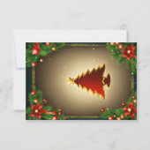 クリスマスグリーティングカード サンキューカード (裏面)