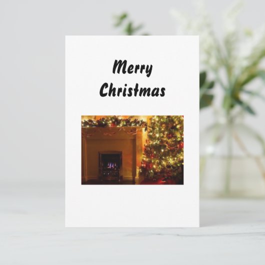 クリスマスグリーティングカード サンキューカード (スタンド正面)