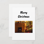 クリスマスグリーティングカード サンキューカード (正面/裏面)