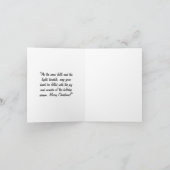 クリスマスグリーティングカード サンキューカード (内部)