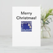 クリスマスグリーティングカード サンキューカード (スタンド正面)