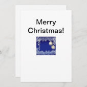 クリスマスグリーティングカード サンキューカード (正面/裏面)