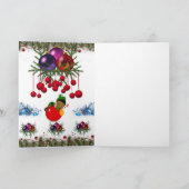 クリスマスグリーティングカード シーズンカード (内部)