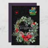 クリスマスグリーティングカード シーズンカード (正面/裏面)