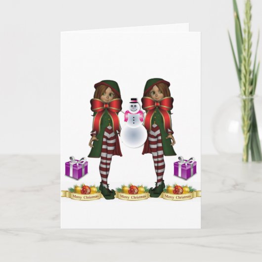 クリスマスグリーティングカード シーズンカード (正面)