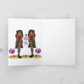 クリスマスグリーティングカード シーズンカード (内部)