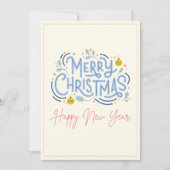 クリスマスグリーティングカード シーズンカード (正面)