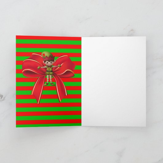 クリスマスグリーティングカード シーズンカード (内部)