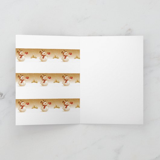 クリスマスグリーティングカード シーズンカード (内部)