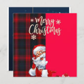 クリスマスグリーティングカード シーズンカード (正面/裏面)