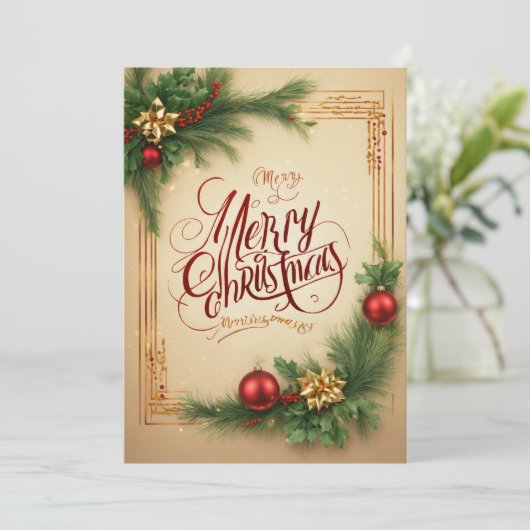 クリスマスグリーティングカード シーズンカード (スタンド正面)