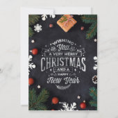 クリスマスグリーティングカード シーズンカード (裏面)