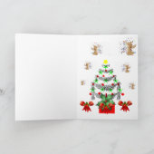 クリスマスグリーティングカード シーズンカード (内部)