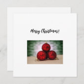 クリスマスグリーティングカード シーズンカード (正面/裏面)