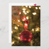 クリスマスグリーティングカード シーズンカード (正面/裏面)