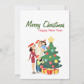 クリスマスグリーティングカード シーズンカード (正面)