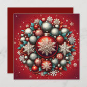 クリスマスグリーティングカード！ シーズンカード (正面/裏面)