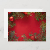 クリスマスグリーティングカード シーズンポストカード (正面/裏面)