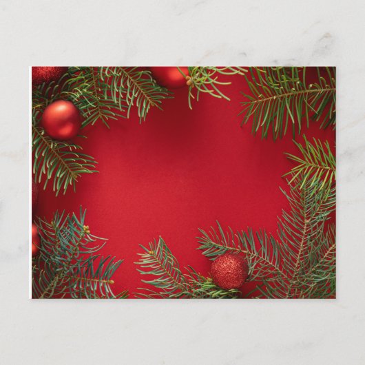 クリスマスグリーティングカード シーズンポストカード (正面)