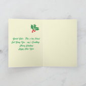 クリスマスグリーティングカード:スペシャルシスター シーズンカード (内部)