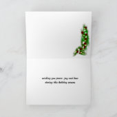 クリスマスグリーティングカード～ドイツのシェパード シーズンカード (内部)