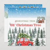 クリスマスグリーティングカード ノートカード (正面/裏面)