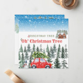 クリスマスグリーティングカード ノートカード (正面/裏面インサイチュ)