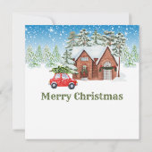 クリスマスグリーティングカード ノートカード (裏面)