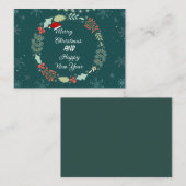 クリスマスグリーティングカード ノートカード (正面/裏面)