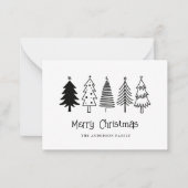 クリスマスグリーティングカード ノートカード (正面)