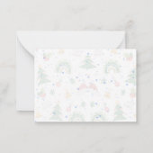 クリスマスグリーティングカード ノートカード (裏面)