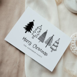 クリスマスグリーティングカード ノートカード
