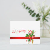 クリスマスグリーティングカード ポストカード (スタンド正面)