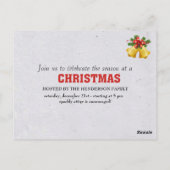 クリスマスグリーティングカード ポストカード (裏面)