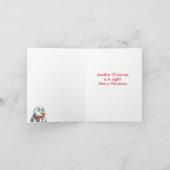 クリスマスグリーティングカード – レーザー眼手術 カード (内部)