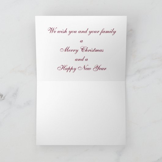 クリスマスグリーティングカード/世界への喜び シーズンカード (内部)